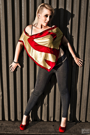 Christina G. as Supergirl